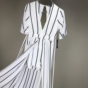 Haute Monde Floorlength Formal Dress +Romper